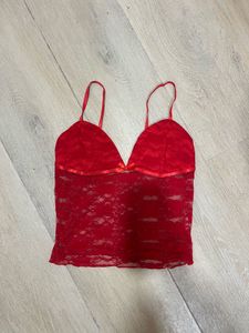 Red Lace Bralette