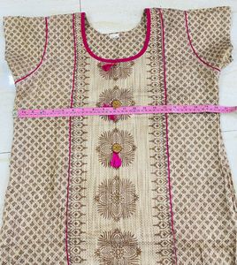 Pretty Dress With Pant And Dupatta