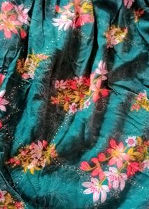 Green Floral Dress