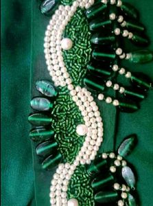 Elegant Green coord peplum Set