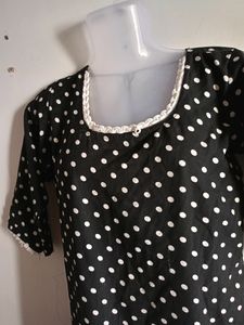 Polka Dot Kurti