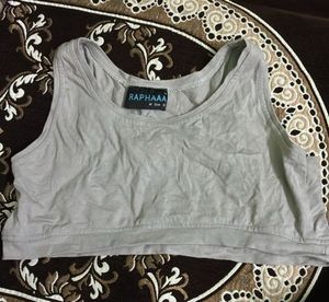 Gray Sports Bra Top