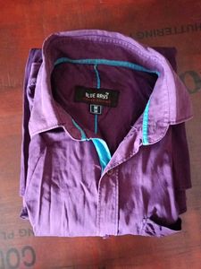 Burgundy Button Down