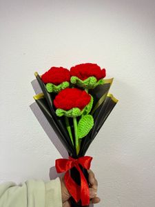 Crochet Rose Bouquet