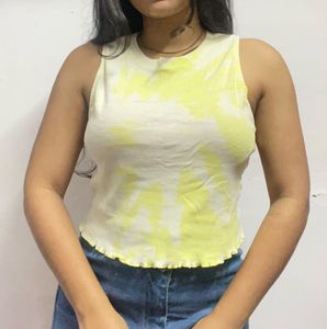 Bershka Tie-Dye Crop Top