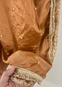 Elegant Brown Ethnic Gown ( L And XL Size)
