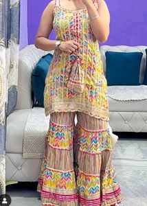 Kurti Sharara With Dupatta Holi Special Offer