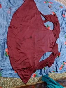 Wine Colour Burkha