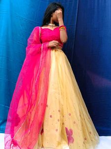 Organza Lehanga