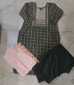 kurta with pant n dupatta