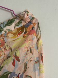 Floral Tailored Pants