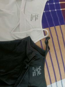 Splash Basics Long Spaghetti White &amp; Black