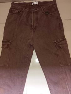 Zara Brown Cargo Pants