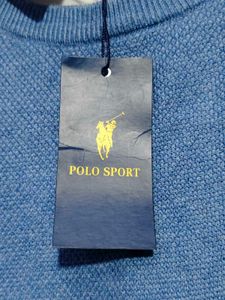 polo Stylish Blue Sweater