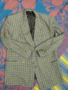 Vintage Plaid Blazer