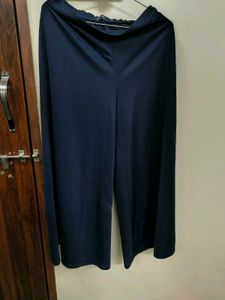 Navi Blue Flared Pallazo