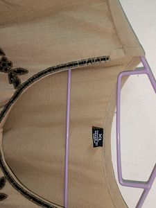 Black &amp; Khaki Ethnic gown
