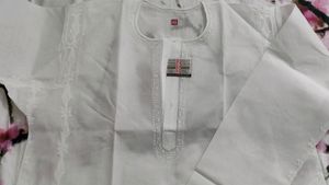 Authentic Lucknowi Gents Kurta In White Colour