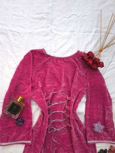 Velvet Corset Dreamy Kurti🌷