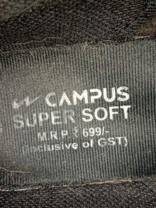 Campus Black School Shoes UK 6 size