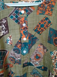 Kurti Type Reyon Material Suits For Jeans Soft Cloth.