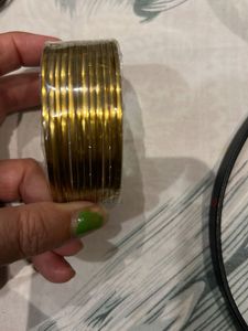 Golden Matal Bangles