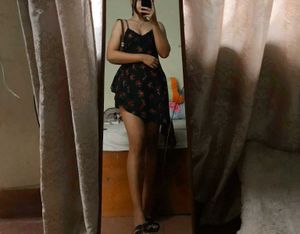 Floral Print Cut Fit N Flare Dress