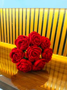 Restocked 🎉 Crochet Red Roses 🌹✨