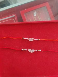 Pure Silver Rakhi Bracelet