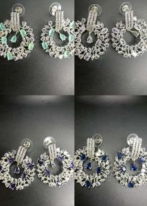 Sparkling Crystal Hoop Earrings