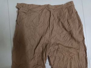 Biege Comfortable Casual Pants