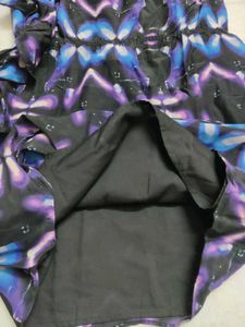Galaxy Print One Shoulder Dress