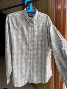 Plaid Button-Down Shirt