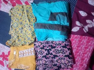 Sale Cotton Kurtis Four In Coins