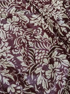 Women Red Shiny Printed Kurta &amp; Dupatta