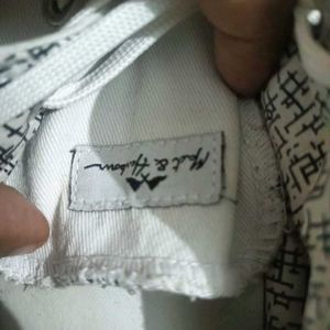 White Canvas Sneakers