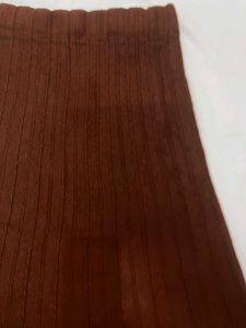 Ribbed Knit Skirt ( Perfect For This Winters)