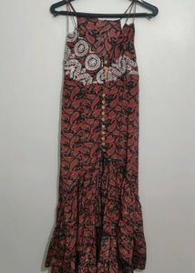 Paisley Art SilkMaxi Sundress