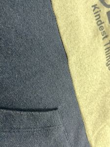 Blue multicoloured sweatshirt with cap and pockets