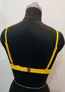 Yellow Textured Bralette