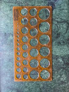 Vintage Circle/Oval / Square Template