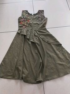 Xl Round Kurta Olive 💚