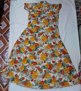 Up And Down Frock Multi Colour 💞