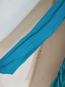 Teal Floral Embellished Top