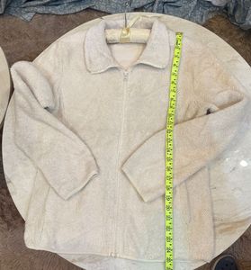 uniqlo Cozy Cream Fleece Zip-Up Jacket