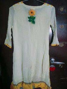 A Line Kurta With Dupatta