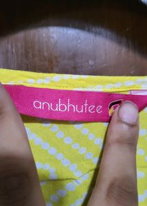 Lime Yellow Short Kurti