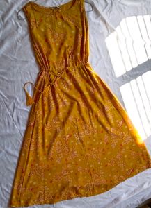 Clearance Sale ‼️Mustard Colour A-line Kurta