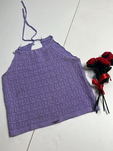 Lavender Halter Neck Top