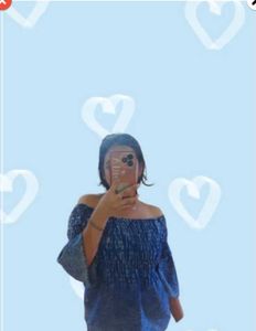 Blue Off-Shoulder Top✨💥